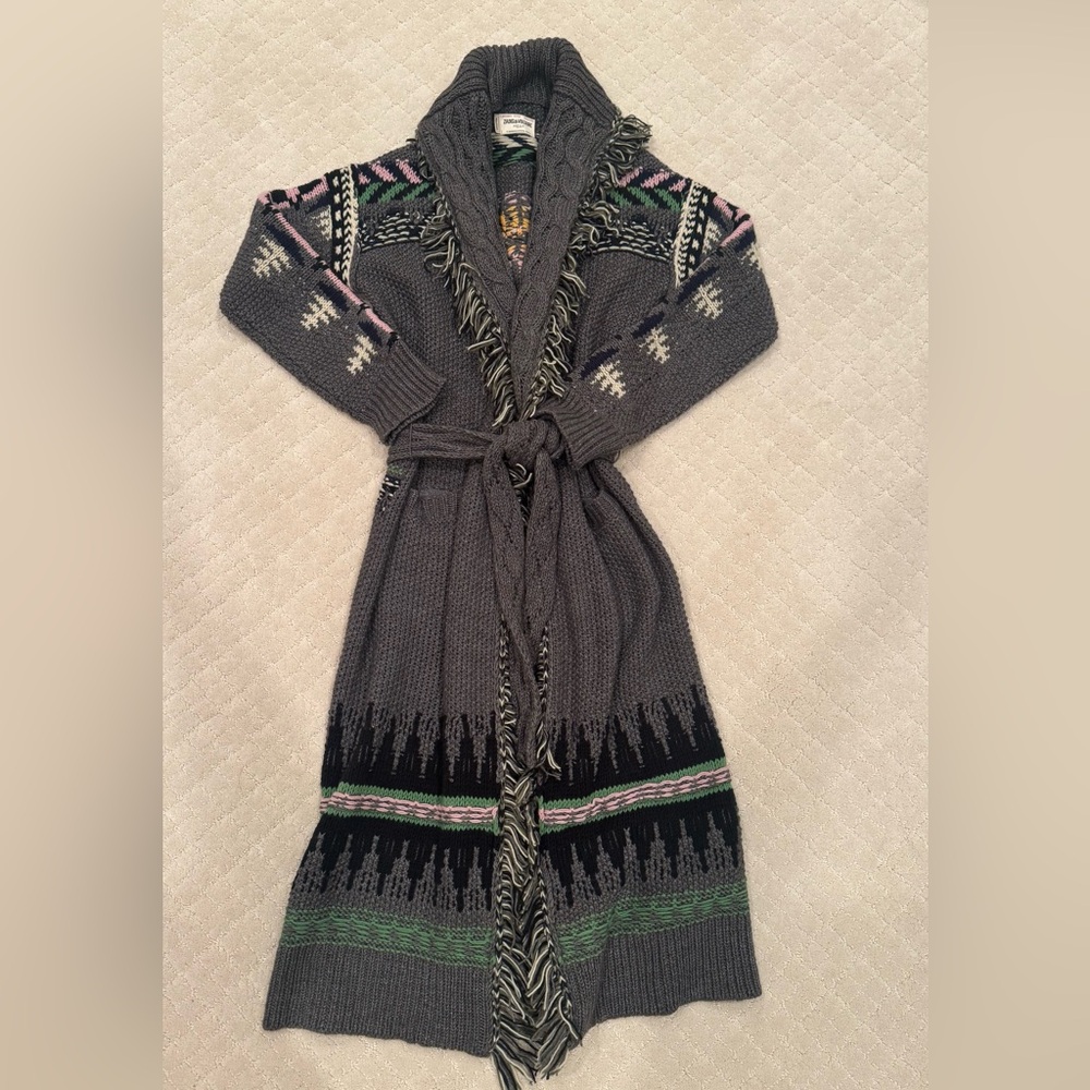 NWT’S Zadig & Voltaire Long Cardigan